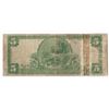Image 2 : 1924 Large Size $5 National Currency National Bank - Damaged