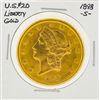Image 1 : 1898-S $20 Liberty Head Double Eagle Gold Coin
