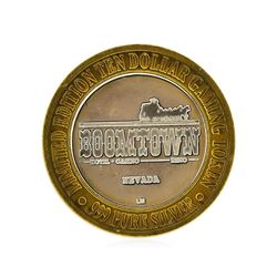 Boomtown $10 Casino Gaming Token .999 Silver Limited Edition