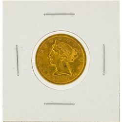 1854 $5 Liberty Head Half Eagle Gold Coin