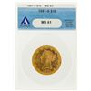 Image 1 : 1881-S $10 Liberty Head Eagle Gold Coin ANACS MS61