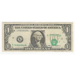 1985 $1 Federal Reserve Note ERROR Misalignment