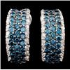 Image 1 : 14K White Gold 3.28ctw Diamond Earrings