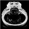 Image 3 : 18K Gold 2.39ct Emerald & 1.43ct Diamond Ring