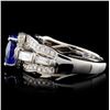 Image 3 : 14K White Gold 2.00ct Tanzanite & 1.35ct Diamond R