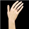 Image 4 : 14K Gold 1.90ct Spinel & 0.42ctw Diamond Ring