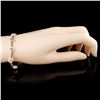 Image 3 : 14K Gold 3.67ctw Fancy Color Diamond Bracelet