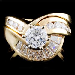 14K Gold 2.22ctw Diamond Ring