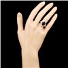 Image 4 : 14K Gold 5.23ct Tourmaline & 0.42ctw Diamond Ring