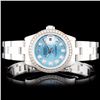Image 1 : Rolex SS DateJust 1.00ct Diamond Ladies Wristwatch
