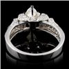 Image 3 : 18K White Gold 1.74ctw Diamond Ring
