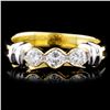 Image 2 : 18K TT Gold 0.36ctw Diamond Ring