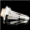 Image 3 : 18K Gold 3.62ctw Fancy Colored Diamond Ring