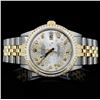 Image 1 : Rolex YG/SS DateJust 1.50ct Diamond Gent's Watch