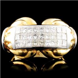 18K Gold 1.29ctw Diamond Ring