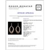 Image 3 : 14K White Gold 1.74ctw Fancy Color Diamond Earring