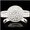 Image 1 : 18K Gold 0.65ctw Diamond Ring