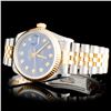 Image 2 : Rolex YG/SS DateJust 36mm Diamond Wristwatch