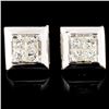 Image 1 : 18K Gold 0.50ctw Diamond Earrings