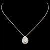 Image 2 : 18K Gold 0.53ctw Diamond Pendant