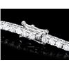 Image 2 : ^18k White Gold 4.60ct Diamond Bracelet