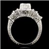 Image 3 : Platinum 1.35ctw Diamond Ring