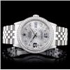 Image 1 : Rolex SS DateJust 1.50ctw Diamond Ladies Wristwatc