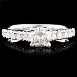 14K Gold 0.78ctw Diamond Ring
