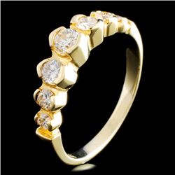 14K Gold 0.58ctw Diamond Ring