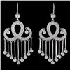 Image 1 : 18K White Gold 1.44ct Diamond Earrings
