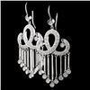 Image 2 : 18K White Gold 1.44ct Diamond Earrings