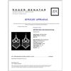 Image 3 : 18K White Gold 1.44ct Diamond Earrings