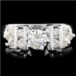 18K Gold 0.69ctw Diamond Ring