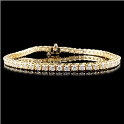 14K Gold 4.00ctw Diamond Bracelet