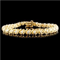 14K Gold 2.00ctw Diamond Bracelet