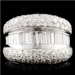 18K Gold 5.31ctw Diamond Ring