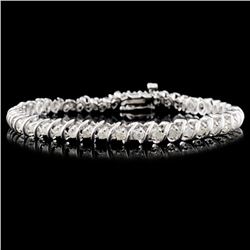 14K Gold 2.00ctw Diamond Bracelet