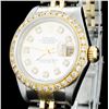 Image 2 : Rolex YG/SS DateJust Ladies 1.00ct Diamond Watch