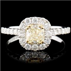 18K Gold 1.20ctw Fancy Diamond Ring