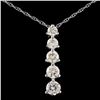 Image 1 : 14K Gold 1.00ctw Diamond Pendant