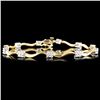 Image 1 : 14K Gold 1.00ctw Diamond Bracelet