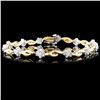 Image 1 : 14K Gold 1.00ctw Diamond Bracelet