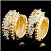 Image 2 : 14K Gold 0.45ctw Diamond Earrings