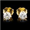 Image 1 : 14K Gold 0.46ctw Diamond Earrings