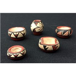 Jemez Mini Pottery Group -5 Pieces