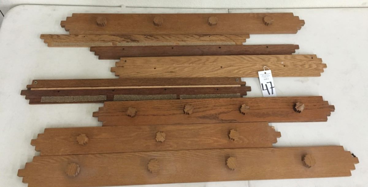 Wooden Rug Hangers/Displays Lot