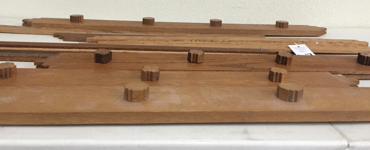 Wooden Rug Hangers/Displays Lot