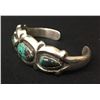 Image 5 : Old Sandcast Bracelet -Possible Bisbee Turq.