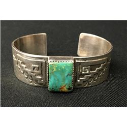 Vintage Cuff Bracelet - Nice Turquoise