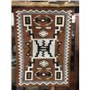Image 1 : Navajo Storm Pattern Rug -Circa Mid Century